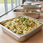 Salade de céleri-rave aux pommes et noix - Recette restauration collective