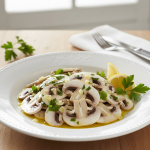 Salade de champignons à l'ail et au persil - Recette restauration collective