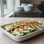 Salade de champignons et noisettes - Recette restauration collective
