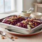 Salade de chou rouge et pomme - Recette restauration collective