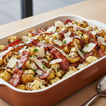 Salade de chou-fleur, bacon et parmesan - Recette restauration collective