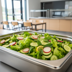 Salade de concombre, radis et menthe - Recette restauration collective