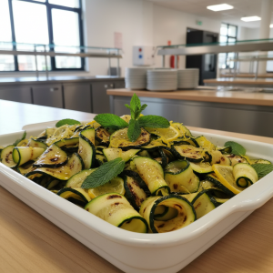 Salade de courgettes grillées - Recette restauration collective