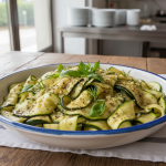 Salade de courgettes marinées - Recette restauration collective