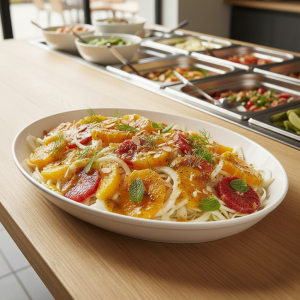 Salade de fenouil et orange - Recette restauration collective