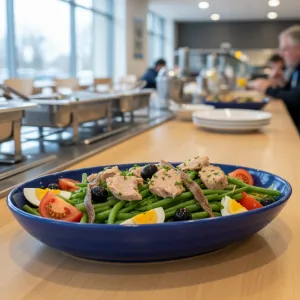 Salade de haricots verts à la niçoise - Recette restauration collective