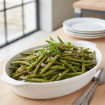 Salade de haricots verts simple - Recette restauration collective