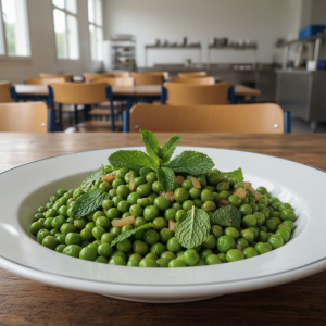 Salade de petits pois simple - Recette restauration collective