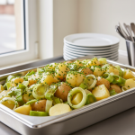 Salade de poireaux et pommes de terre - Recette restauration collective