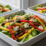 Salade de poivrons à la féta - Recette restauration collective