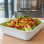 Salade de poivrons à la mexicaine - Recette restauration collective