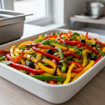 Salade de poivrons tricolore - Recette restauration collective