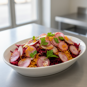 Salade de radis et betterave - Recette restauration collective