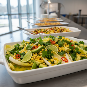 Salade d'endives à la mexicaine - Recette restauration collective