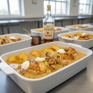 Sauce au calvados - Recette restauration collective