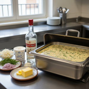 Sauce au Noilly Prat bio - Recette restauration collective