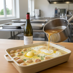 Sauce au Riesling bio - Recette restauration collective