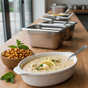 Sauce au tahini et citron - Recette restauration collective