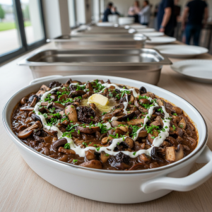 Sauce aux champignons forestière - Recette restauration collective