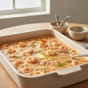 Sauce aux crevettes bio - Recette restauration collective