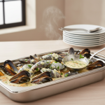 Sauce aux moules (marinière) bio - Recette restauration collective