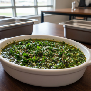Sauce chimichurri - Recette restauration collective