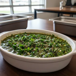 Sauce chimichurri - Recette restauration collective