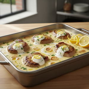 Sauce crème au citron - Recette restauration collective