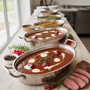 Sauce grand veneur - Recette restauration collective