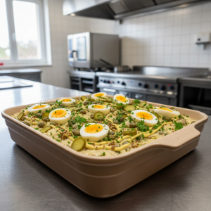 Sauce gribiche chaude - Recette restauration collective