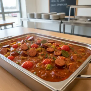 Sauce jambalaya - Recette restauration collective