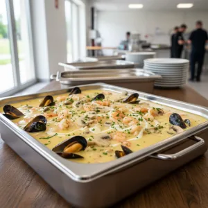 Sauce normande bio - Recette restauration collective