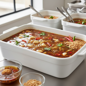 Sauce nuoc-mâm caramélisée bio - Recette restauration collective