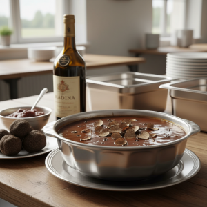 Sauce périgueux - Recette restauration collective