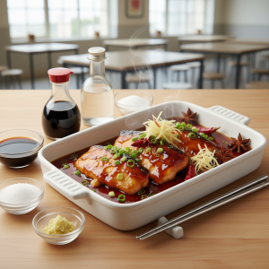 Sauce teriyaki poisson bio - Recette restauration collective