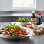 Sauce thaï basilic bio - Recette restauration collective