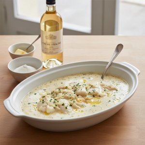 Sauce vin blanc classique bio - Recette restauration collective