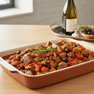 Sauté d'agneau à la provençale - Recette restauration collective