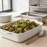 Sauté d'agneau aux épinards - Recette restauration collective