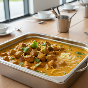 Sauté de porc au curry - Recette restauration collective