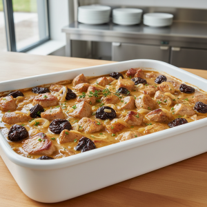 Sauté de porc aux pruneaux - Recette restauration collective