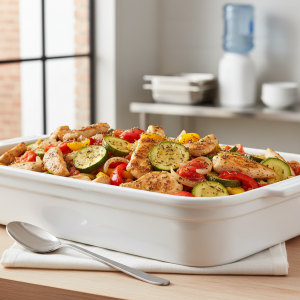 Sauté de poulet aux légumes - Recette restauration collective