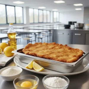 Schnitzel de porc - Recette restauration collective