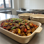 Seitan sauté aux légumes - Recette restauration collective
