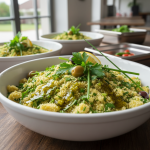 Semoule à l'huile d'olive et herbes fraîches - Recette restauration collective