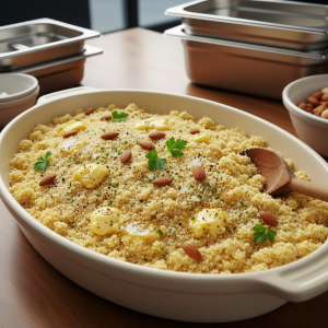 Semoule au beurre enrichie - Recette restauration collective