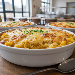 Semoule au fromage râpé - Recette restauration collective