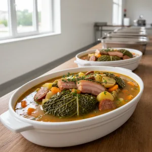 Soupe aux choux - Recette restauration collective