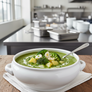 Soupe de brocolis - Recette restauration collective