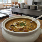 Soupe de champignons - Recette restauration collective